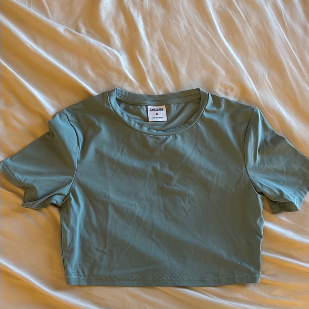 Women's Green Crop Top